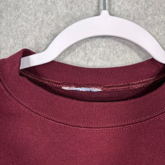 Champion UMD‎ Minnesota Duluth Bulldogs Sweatshirt Small Crewneck College Maroon - Picture 5 of 9